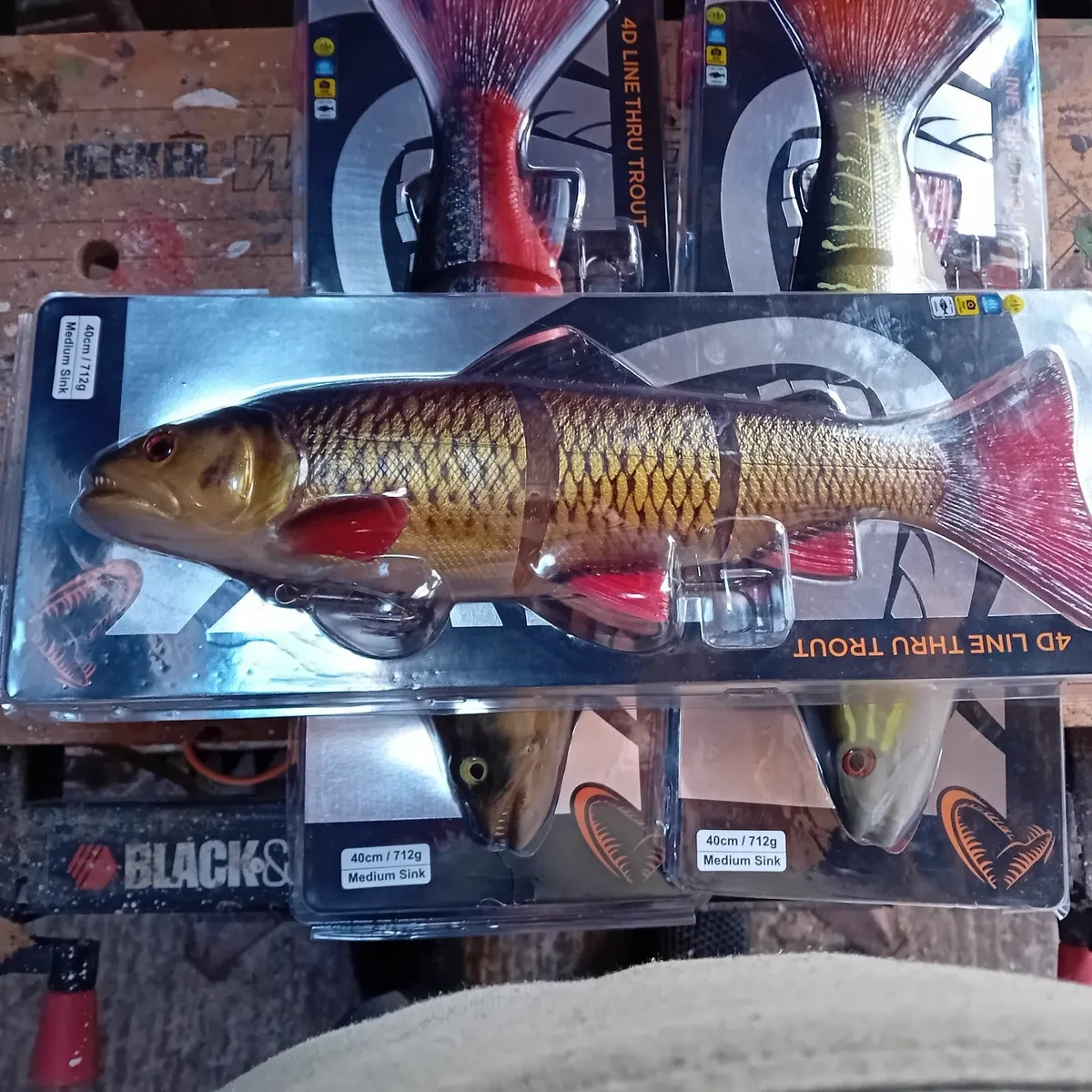 40cm Savage Gear Line Thru Trout - Image 3