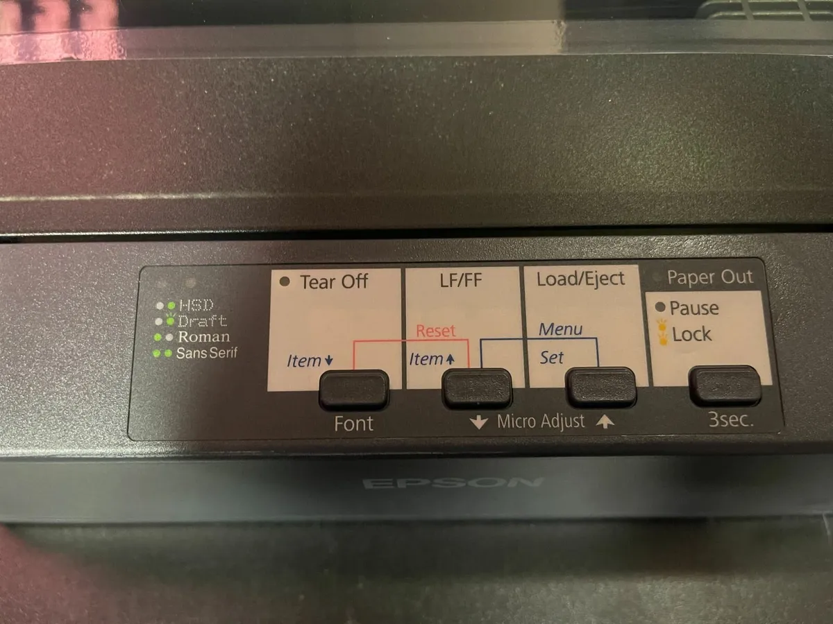 Epson LX-350 9pin dot matrix printer - Image 4