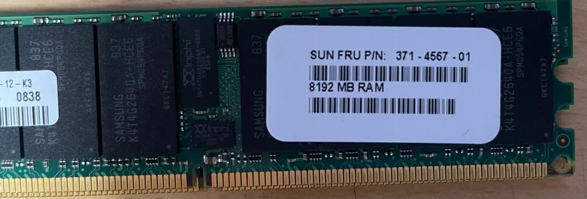 64Gb Server Ram - 8x8GB Memory Kit - PC2-5300P - Image 2