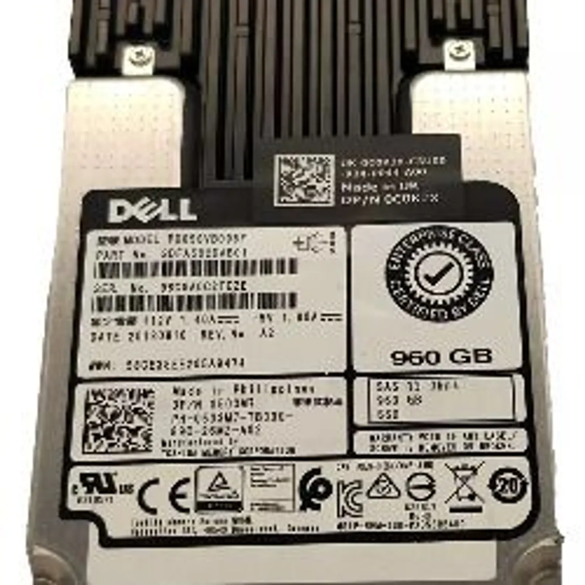 Dell Enterprise Class 960gb Sas Ssd Dp/n 503m7 12gbps M/n Px05svb096y - Image 1