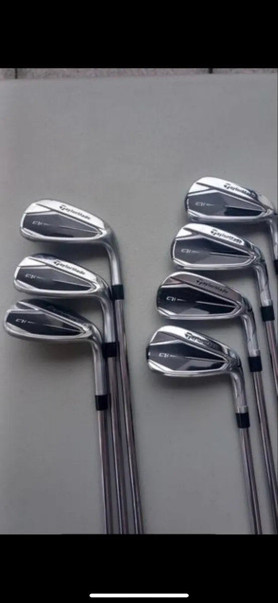 Taylormade Qi irons 5-9 & PW, AW, SW - Image 1