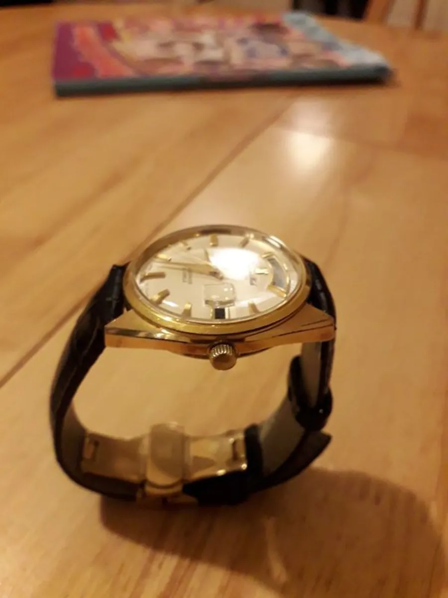 watch Ricoh . Dynamic.  Wide Day Automatic  watch  .men 1970 #1979 - Image 4