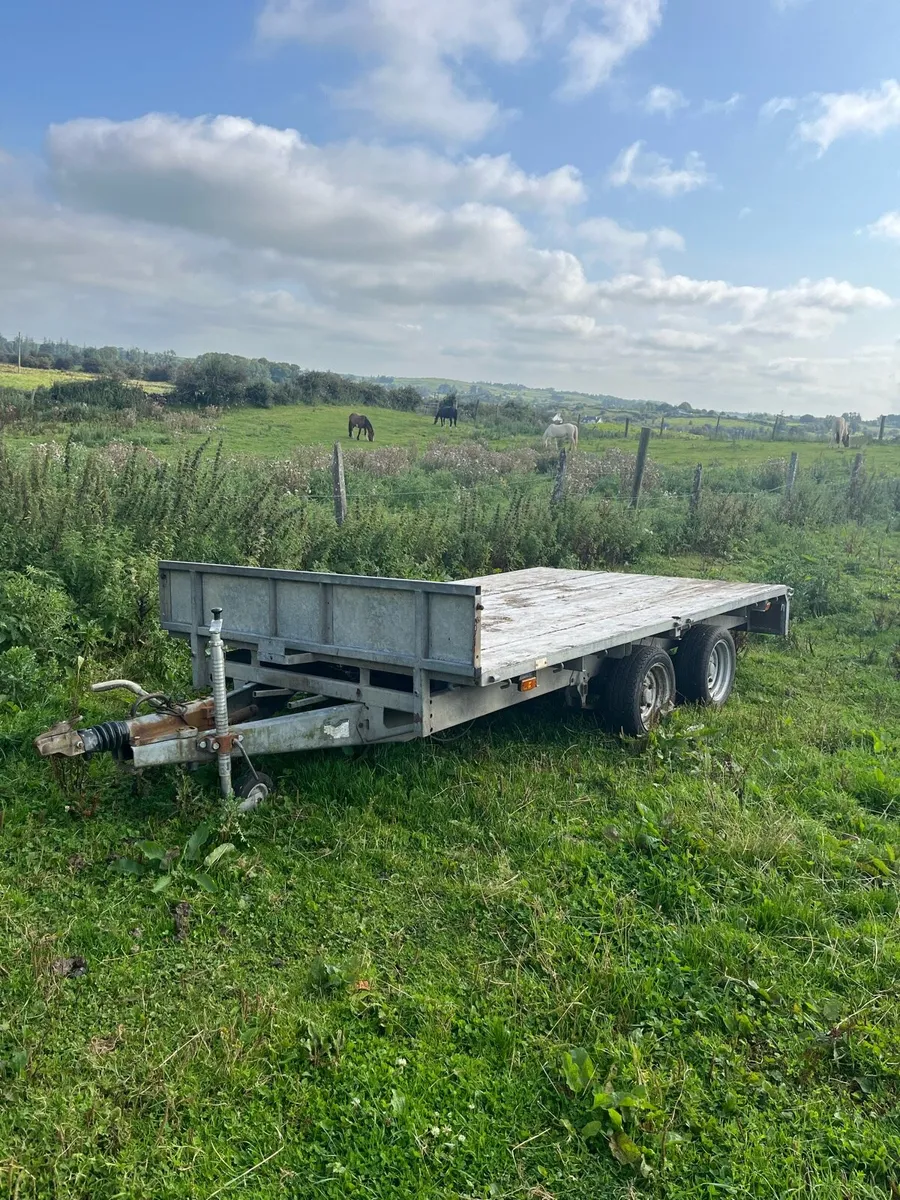 12 x 6 Ifor Williams flatbed - Image 1