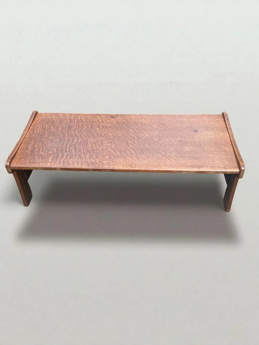 Vintage Coffee Table - Large -Oak - Image 4