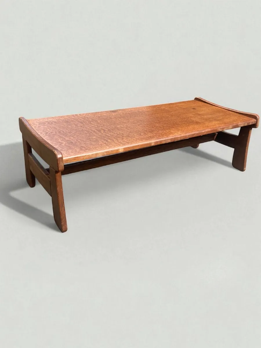 Vintage Coffee Table - Large -Oak - Image 1