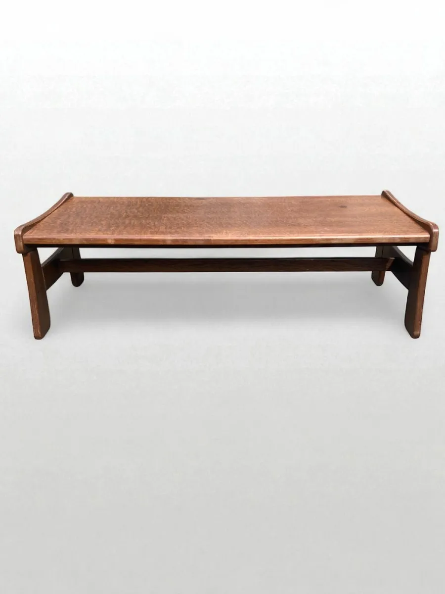 Vintage Coffee Table - Large -Oak - Image 2