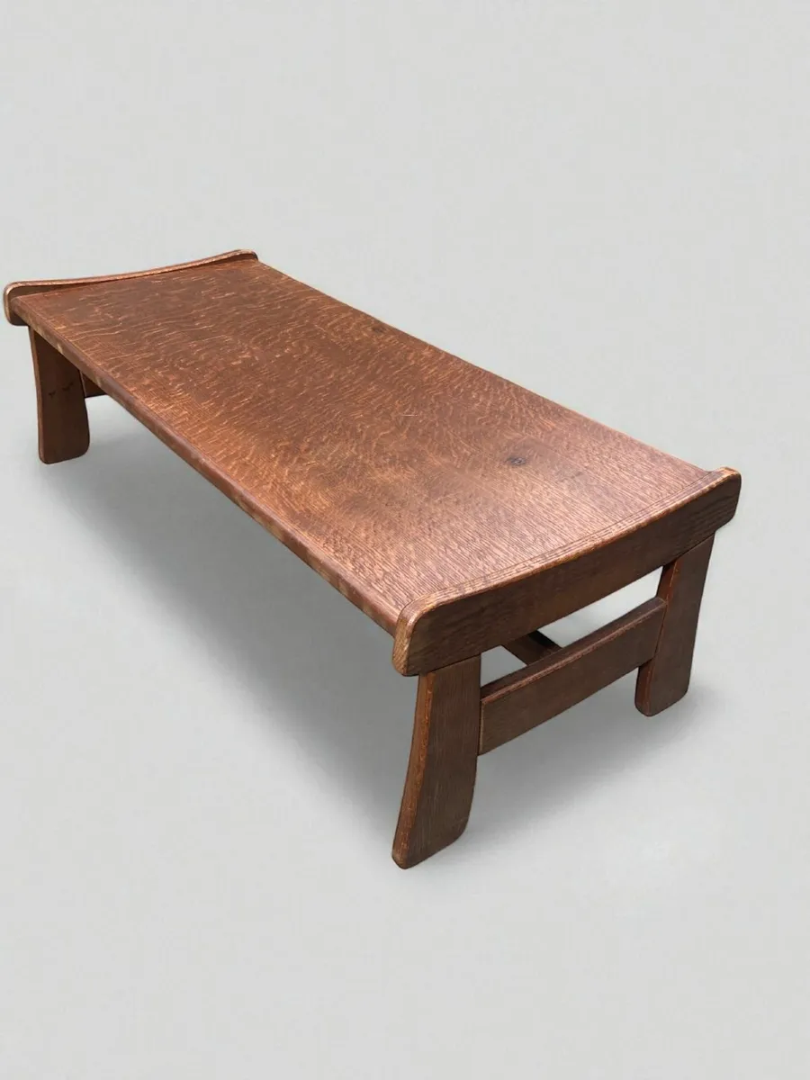 Vintage Coffee Table - Large -Oak - Image 3