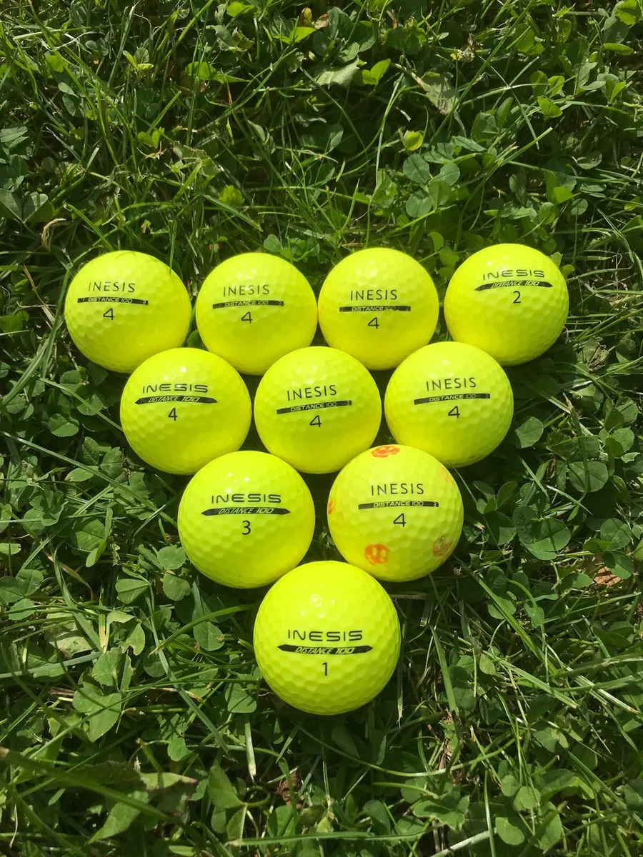 10 INESIS Distance 100 yellow balls! - Image 1