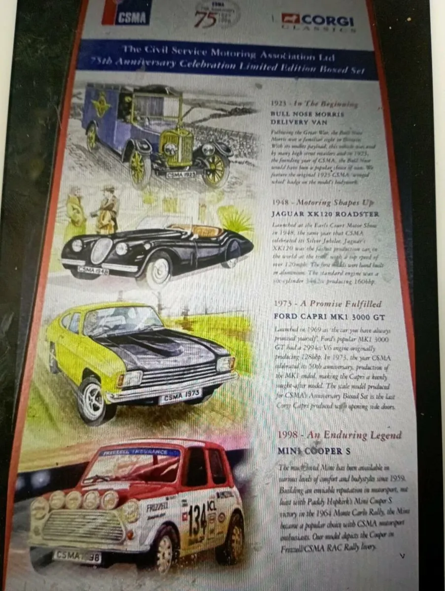 CORGI 76th (CSMA )  ANNIVERSARY BOX SET 1-43 SCALE - Image 2