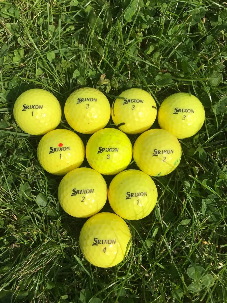 10 Srixon AD333 yellow balls! - Image 1
