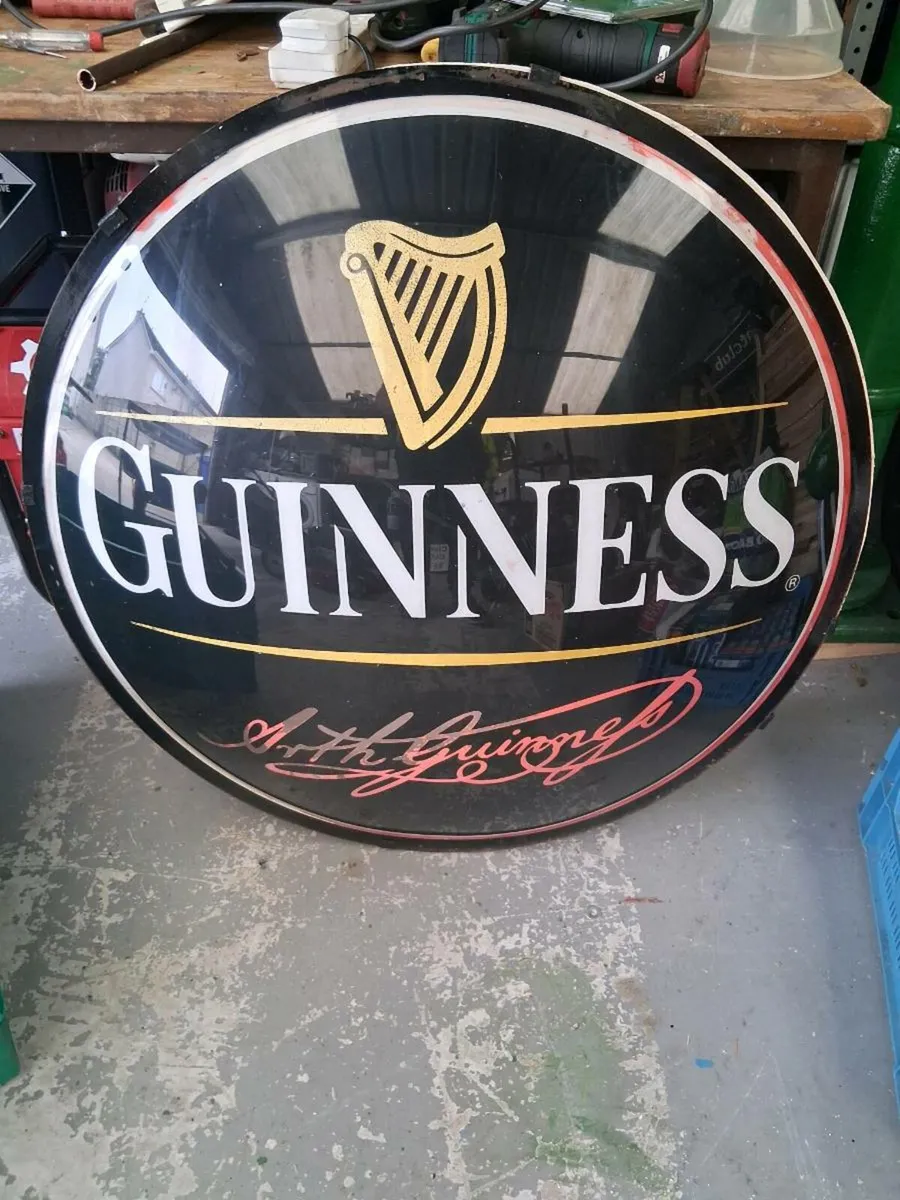 Guinness sign - Image 1