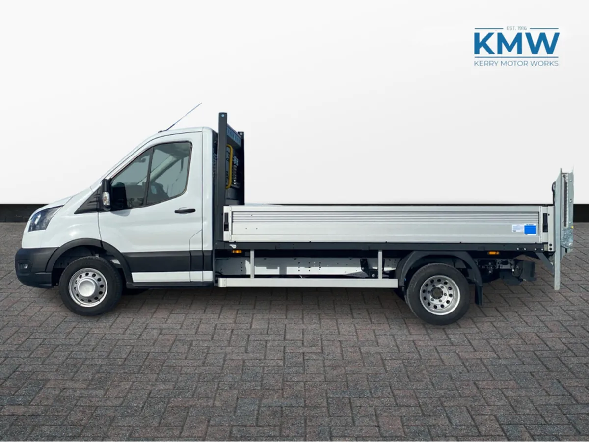 Ford Transit 2.0 TDCI LWB 470 Flat Bed with Tail-L - Image 4