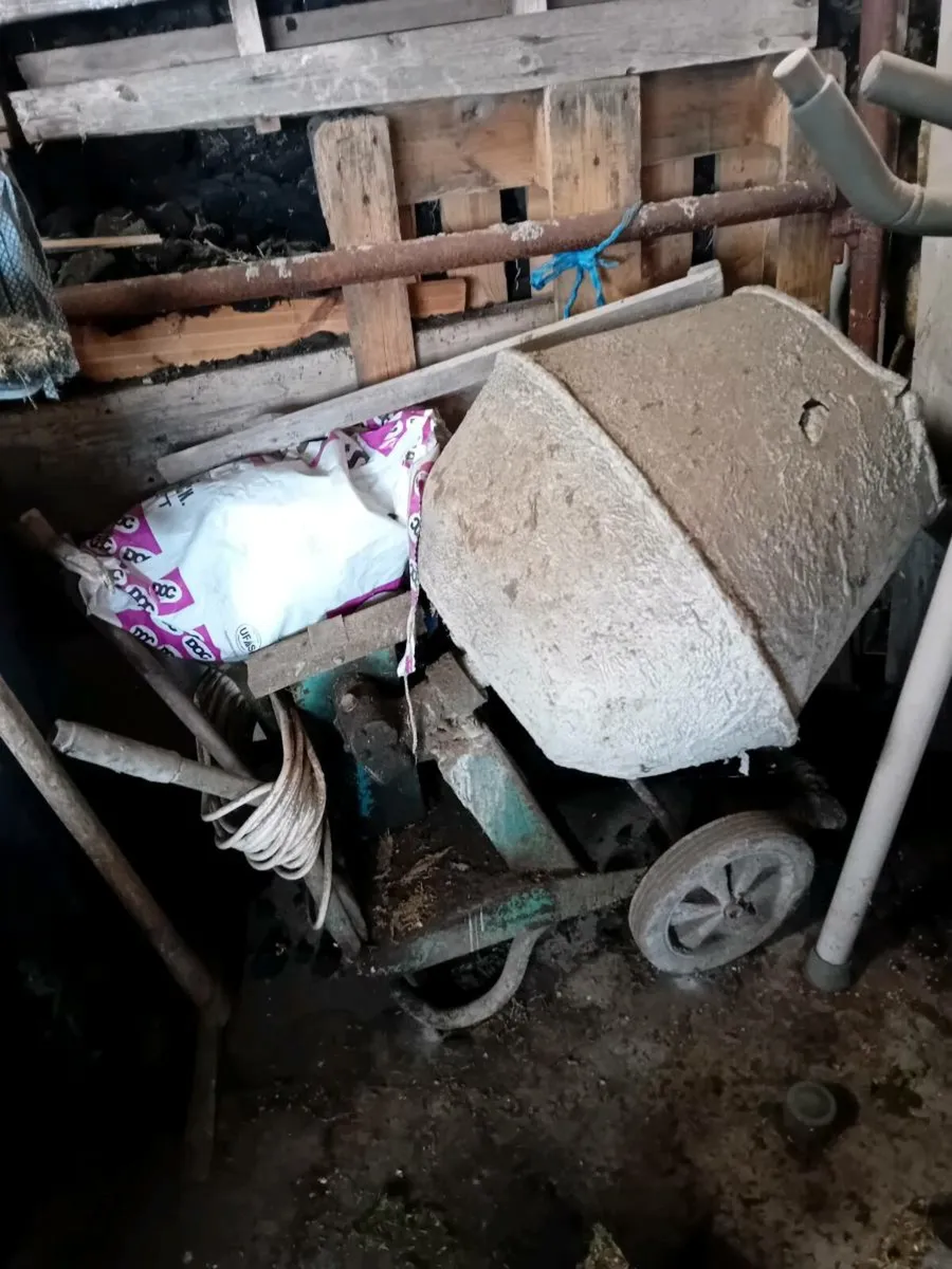 Electric cement mixer - Image 1
