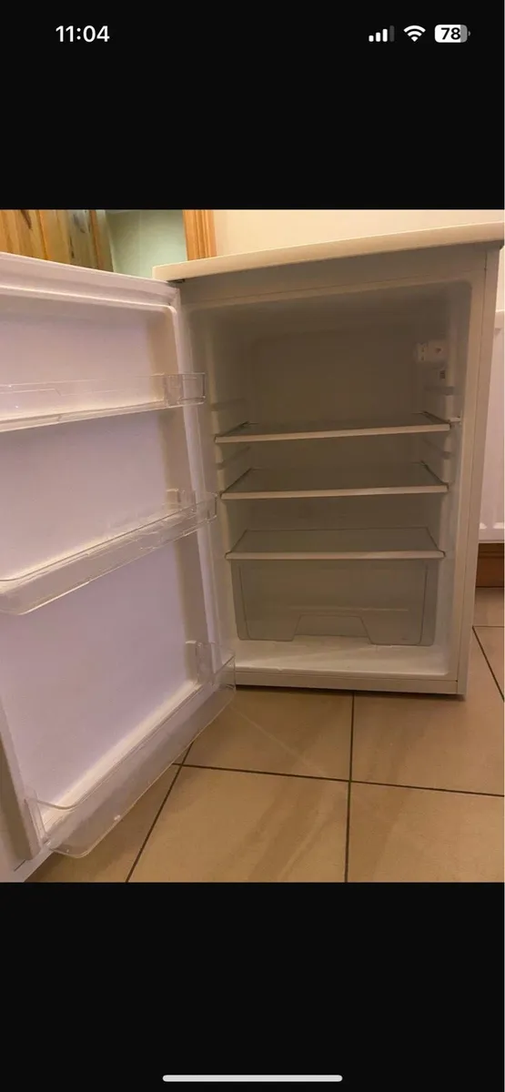 Under counter fridge white - Image 2