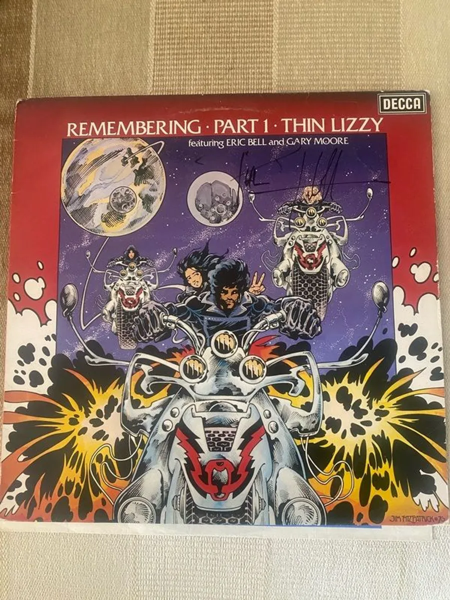 Signed Thin Lizzy Remembering Part 1 1974 - Image 2