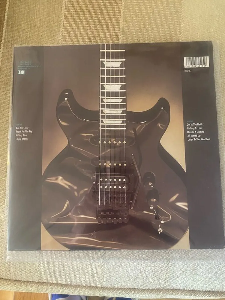 Signed Gary Moore Run for Cover Vinyl 1985 - Image 2