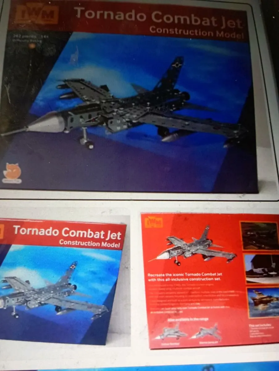 TORADO COMBAT JET METAL  CORSTRUCTION MODLE - Image 2