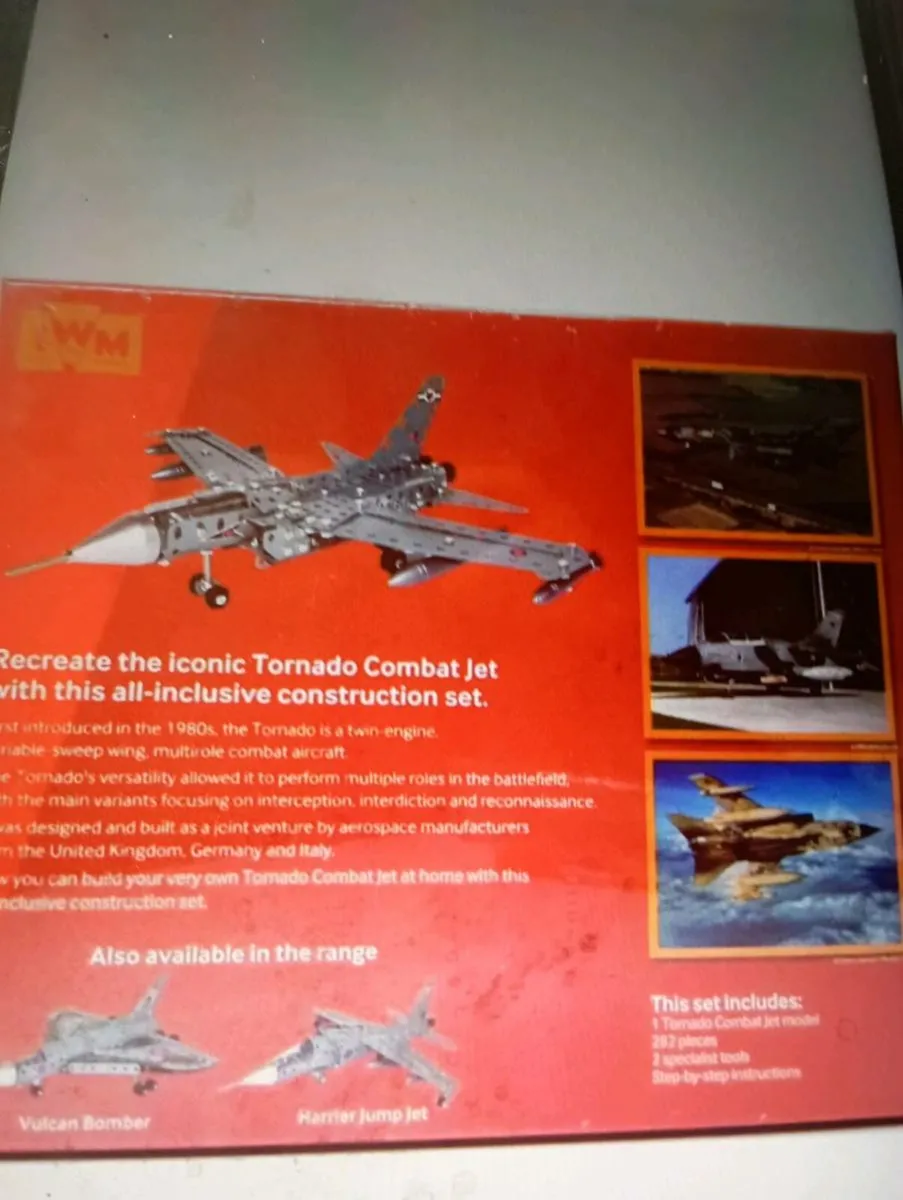 TORADO COMBAT JET METAL  CORSTRUCTION MODLE - Image 3