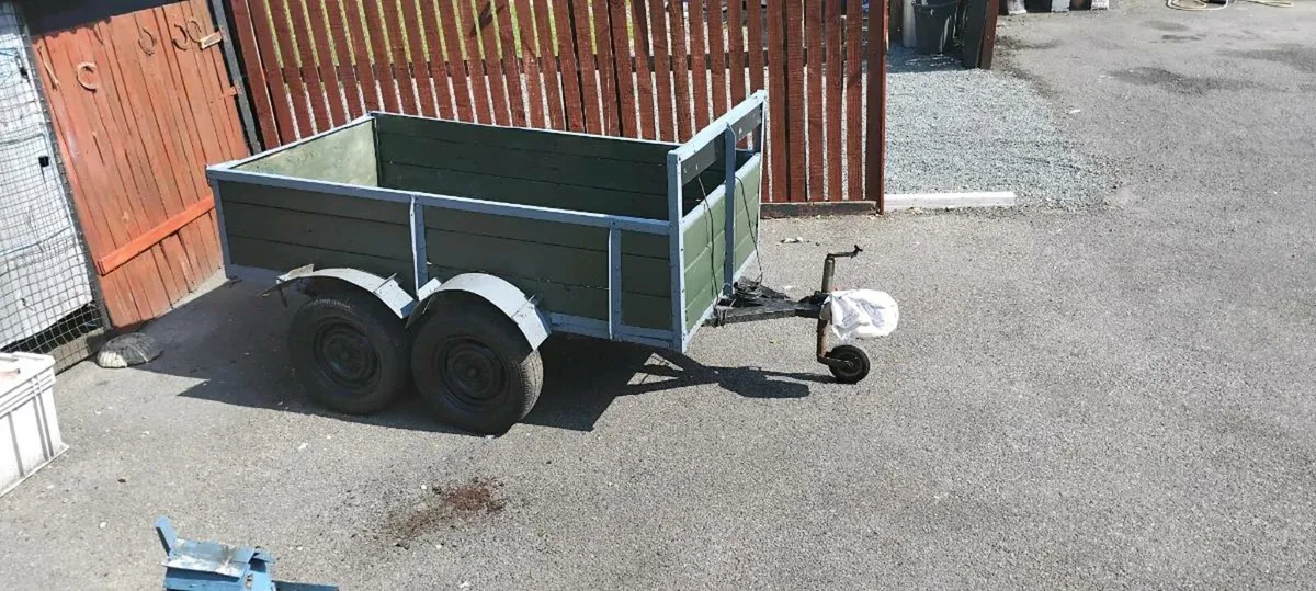 Car trailer 8 x4 twin wheel - Image 4