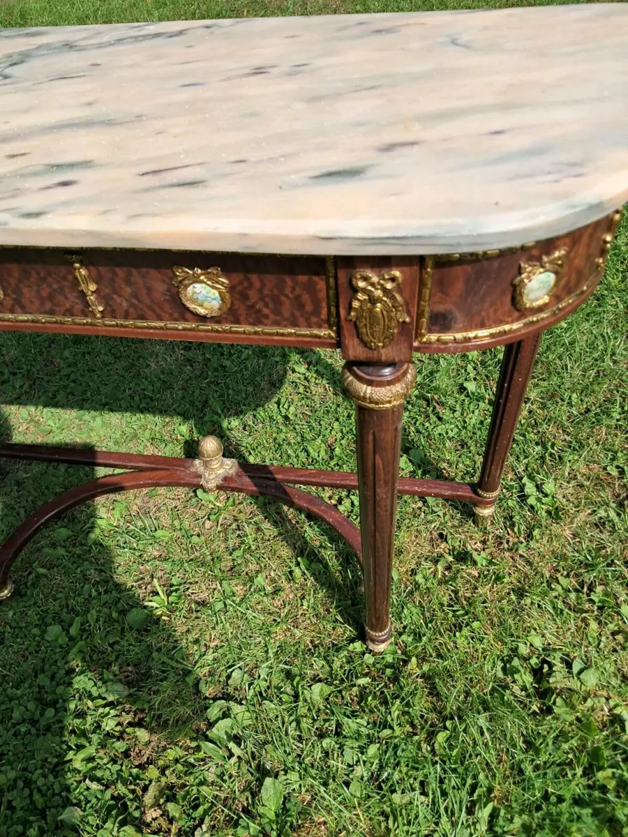 Marble top hall table - Image 3