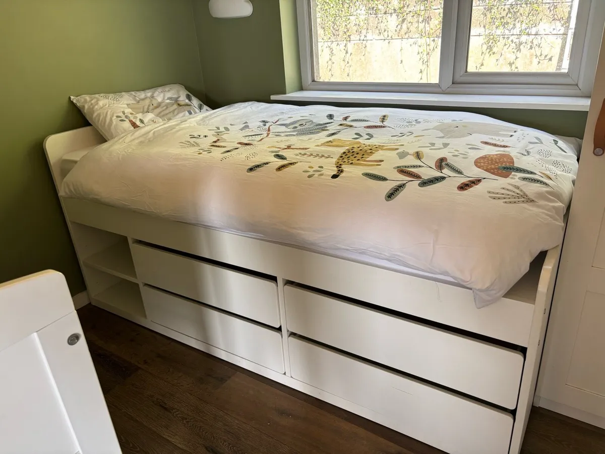 IKEA single bed with drawer - Image 1