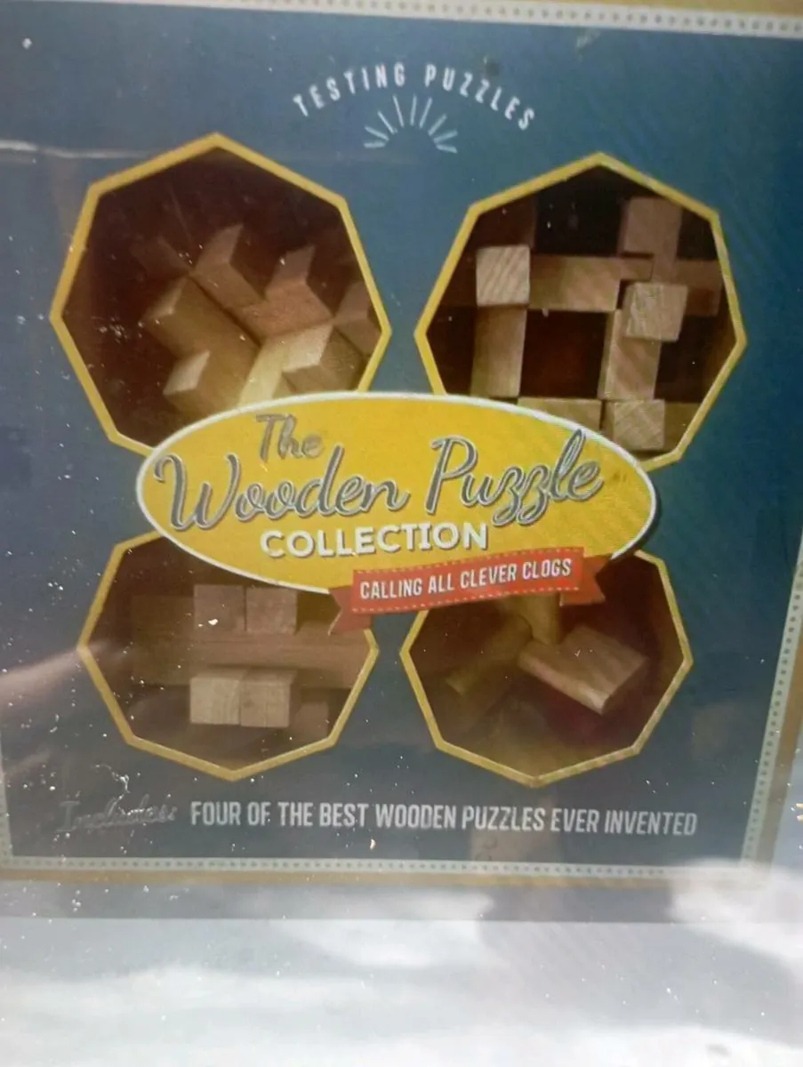 WOODEN PUZZLE COLLECTION - Image 1