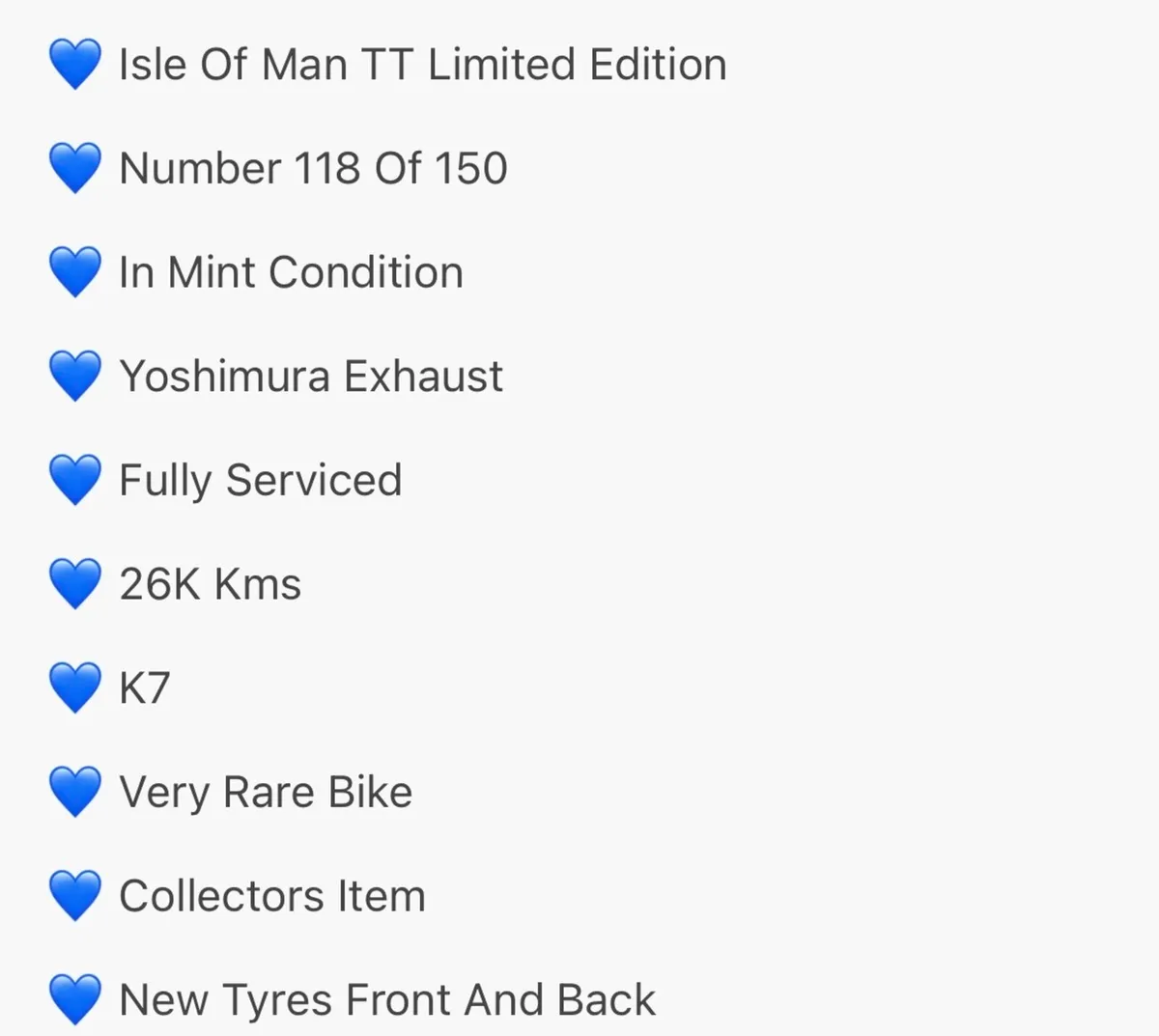 Suzuki GSX-R 600 Isle of Man Limited edition - Image 4