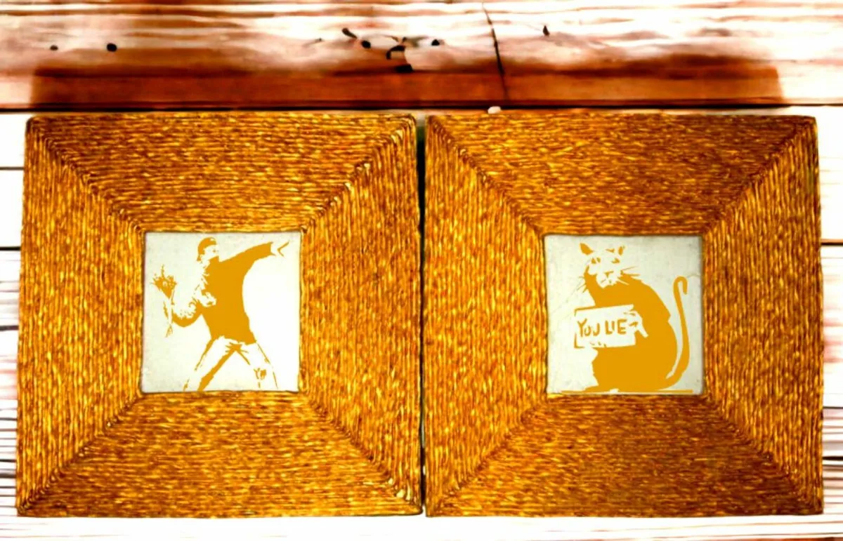 A Duo of 'After Banksy' Artwork - Image 3