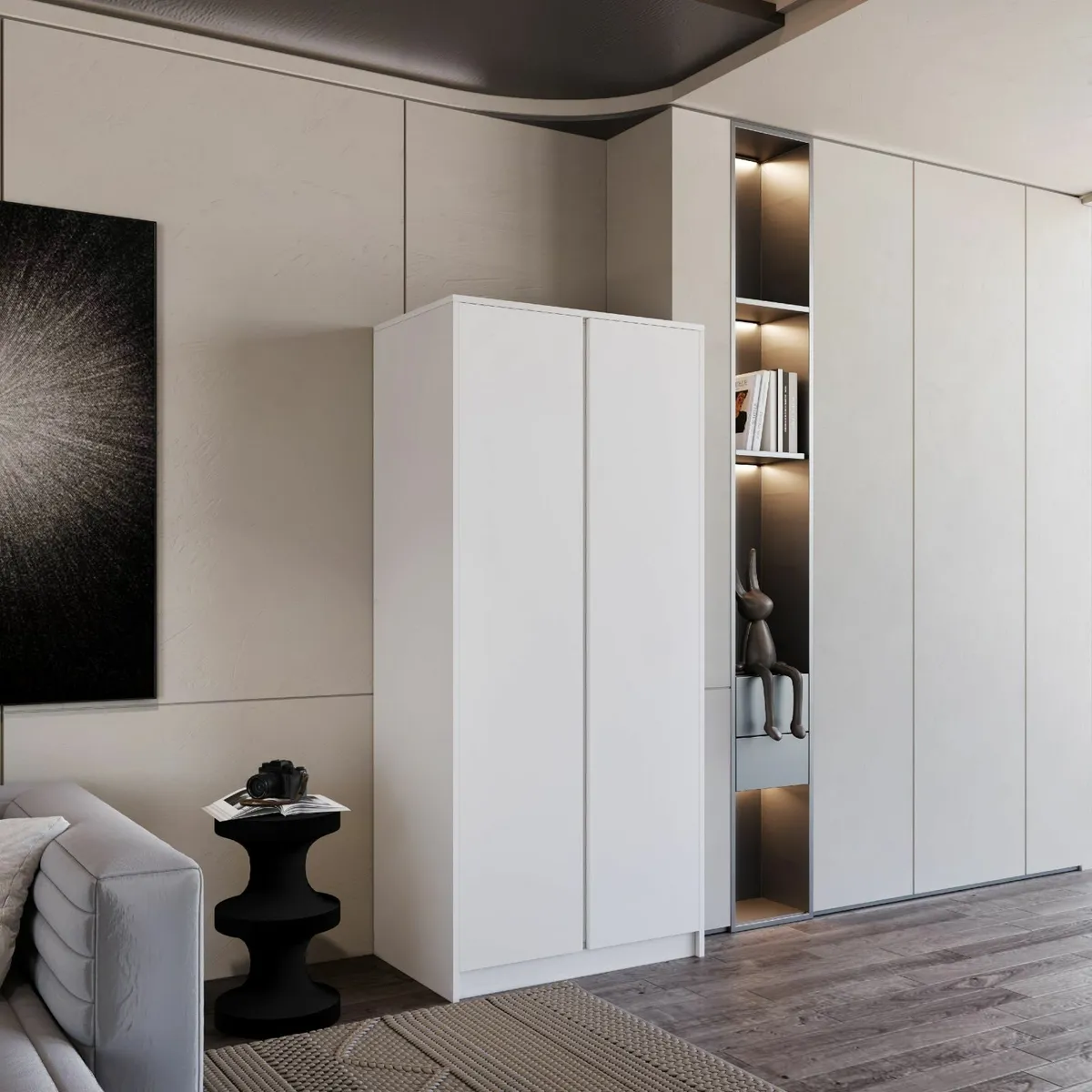 2 DOOR WARDROBES - Image 2