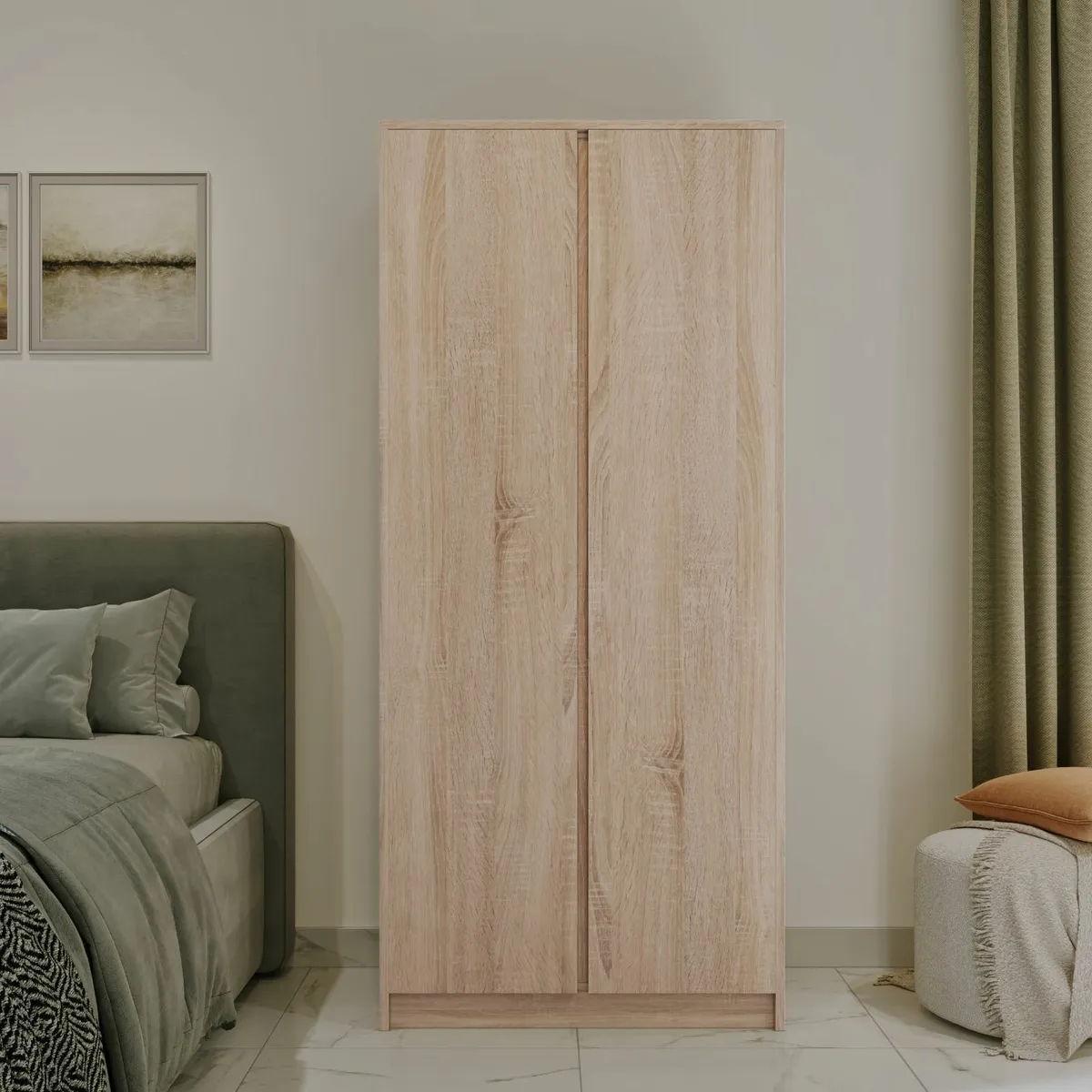 2 DOOR WARDROBES - Image 1