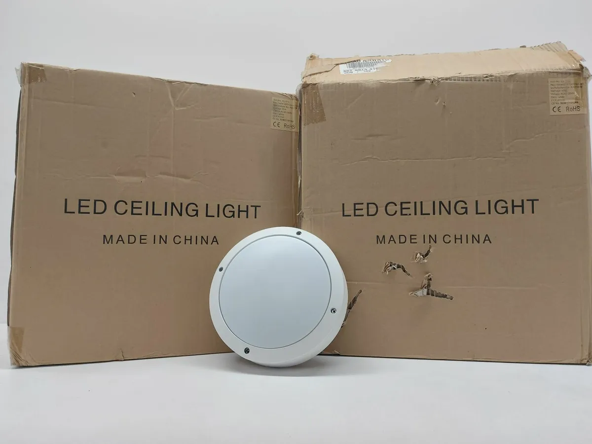 Online Auction Of White LED Ceiling Light & More! - Image 1