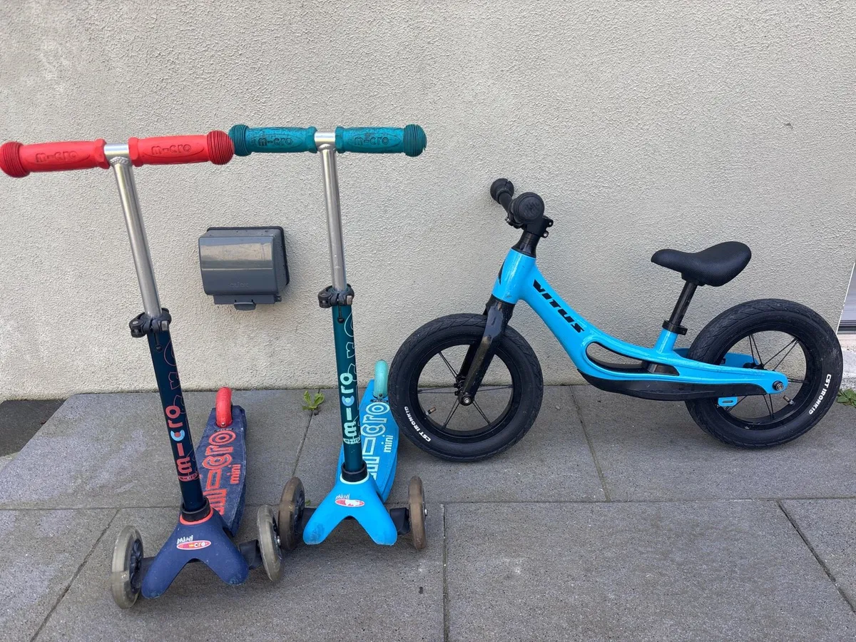 Micro mini scooters + Balance Bike - Image 1