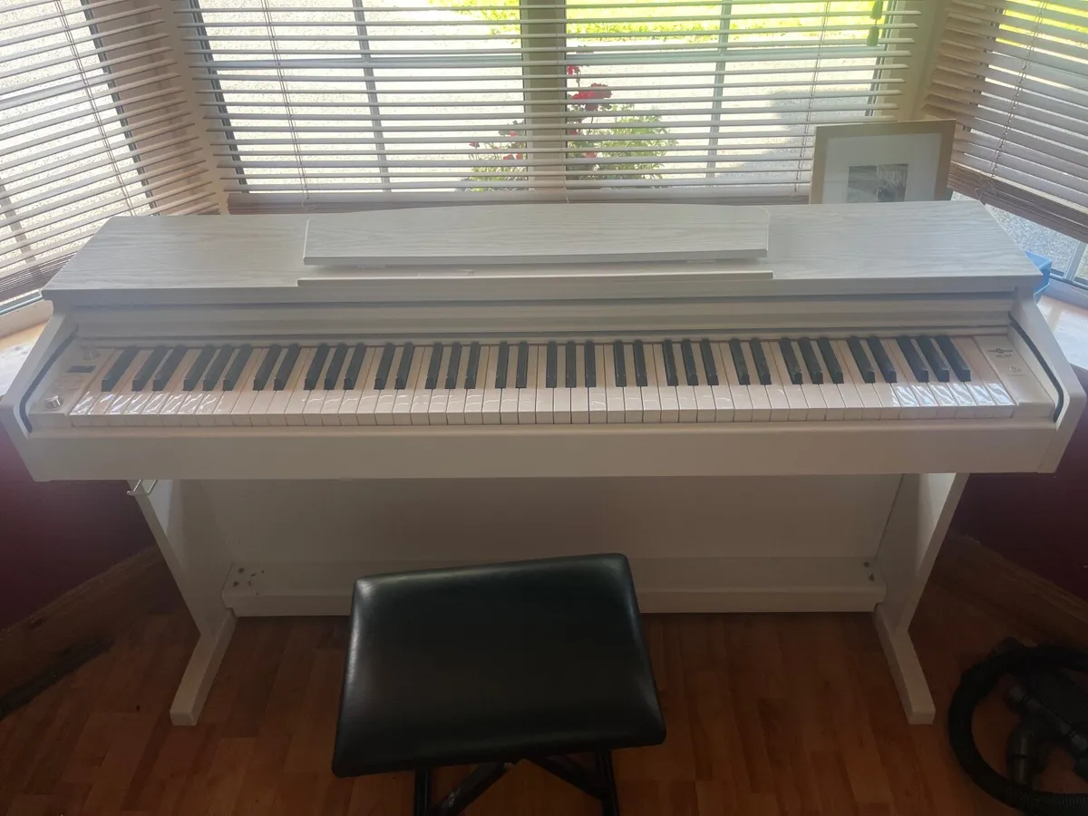 White Piano for Sale - Image 1