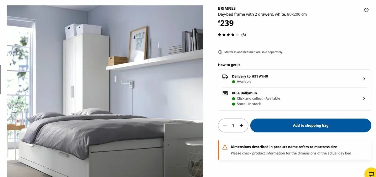 Fold out Bed - Ikea - Take it Away - Image 3
