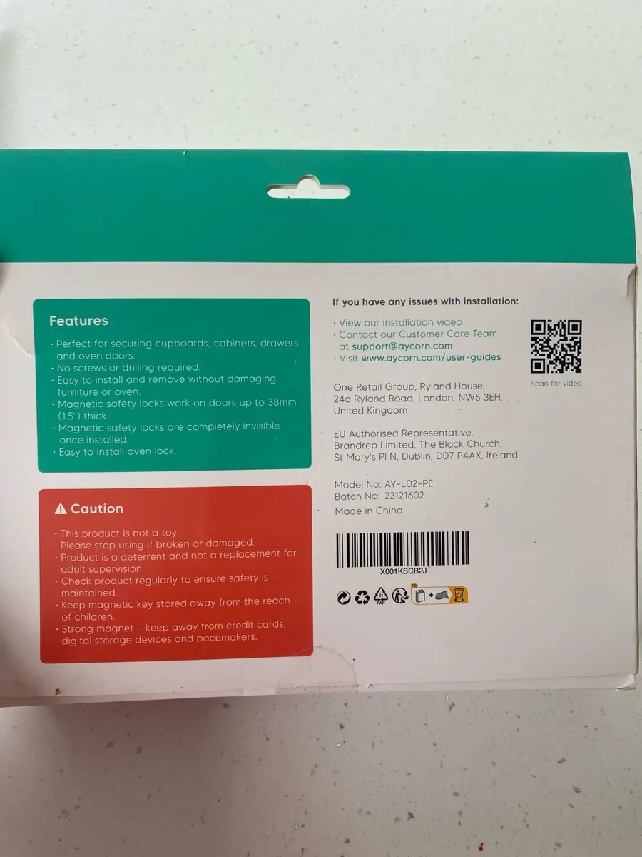 Magnetic adhesive safety locks (cupboards & oven) - Image 2