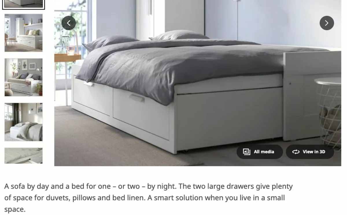 Fold out Bed - Ikea - Take it Away - Image 2