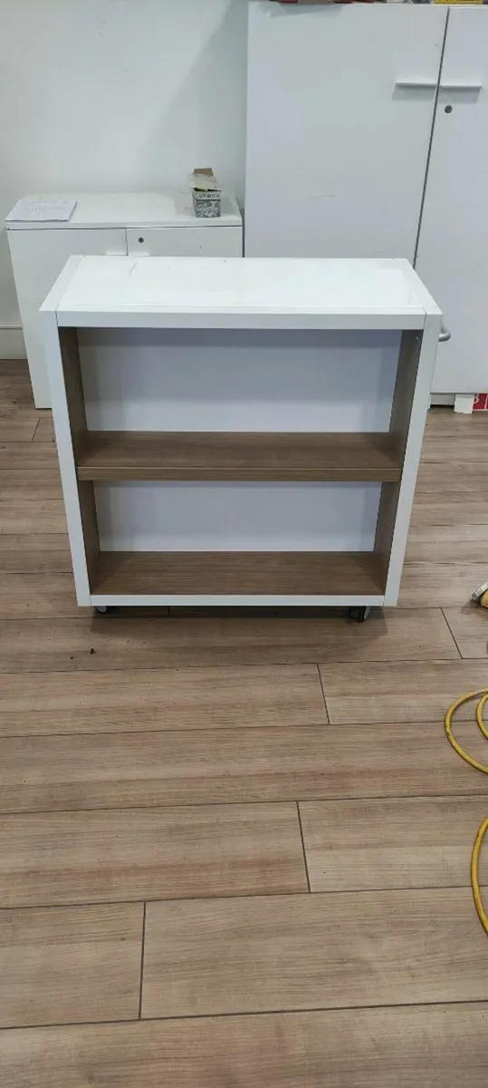 Premium book shelf on caster wheels - Image 1