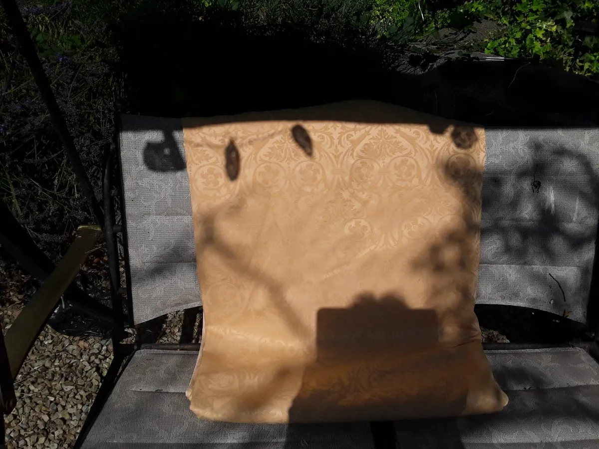 Gold or Amber coloured vintage curtains - Image 2