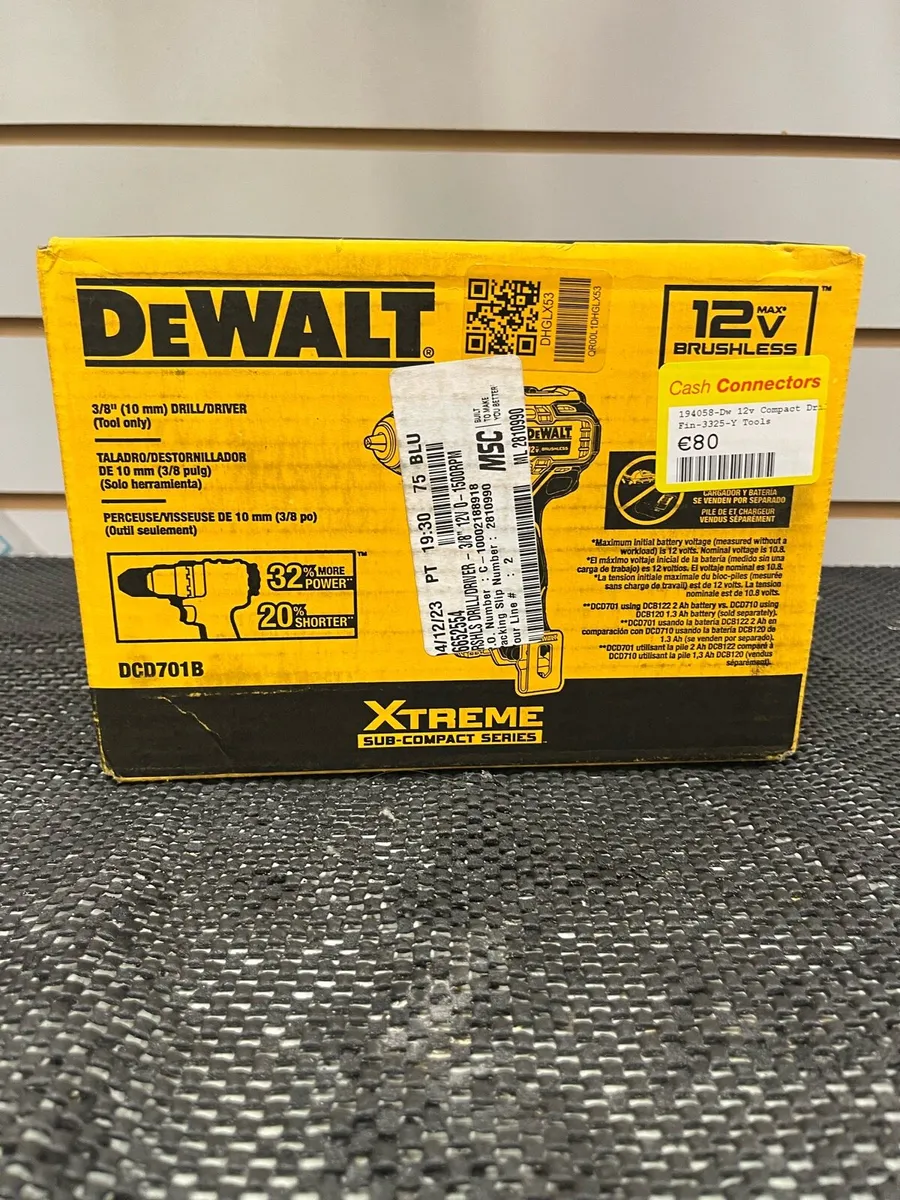 DeWalt 12v Compact Drill - Image 2