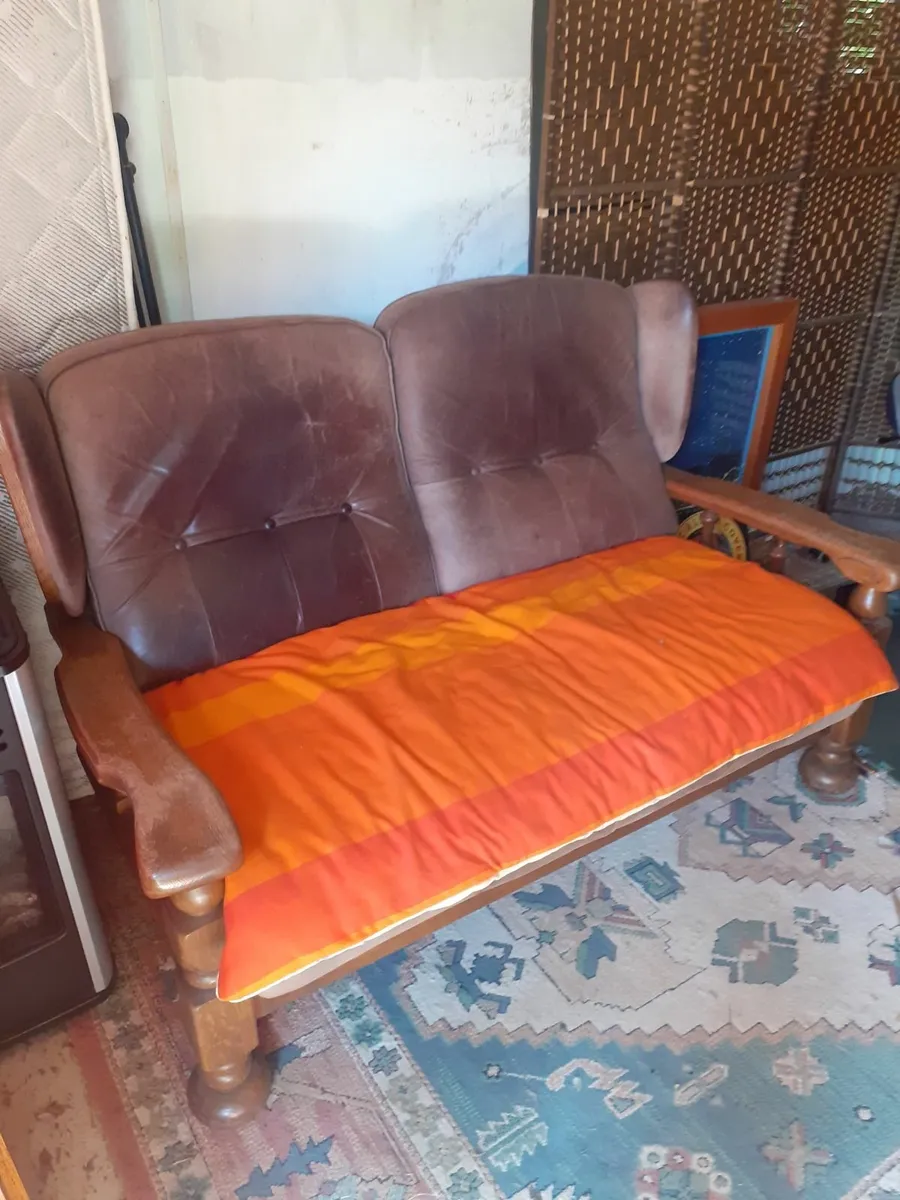 Vintage two seater sofa - Image 2