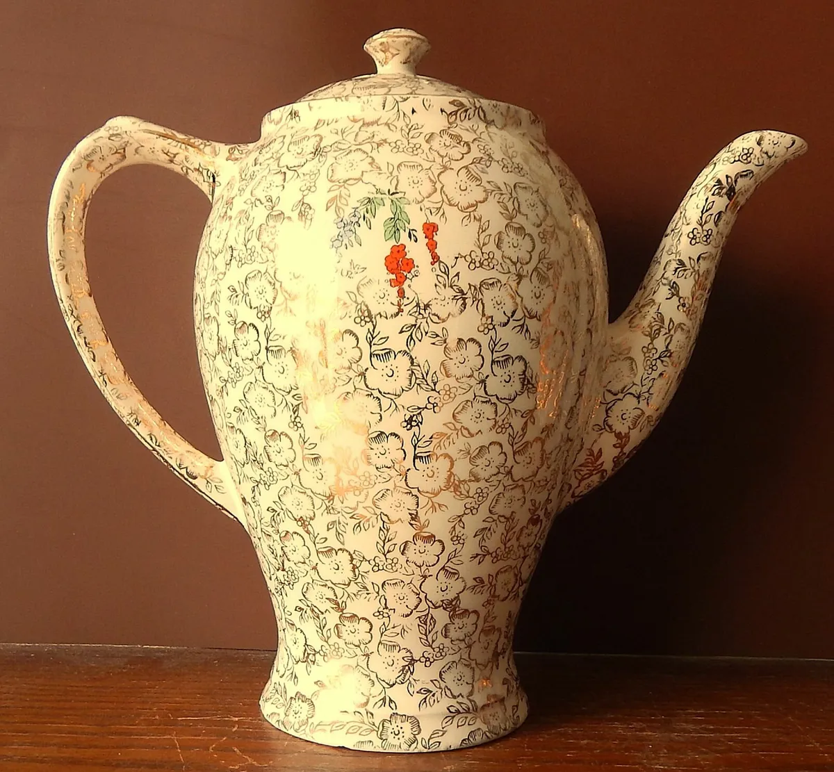 Vintage Empire Lady Crinoline Teapot - Image 2