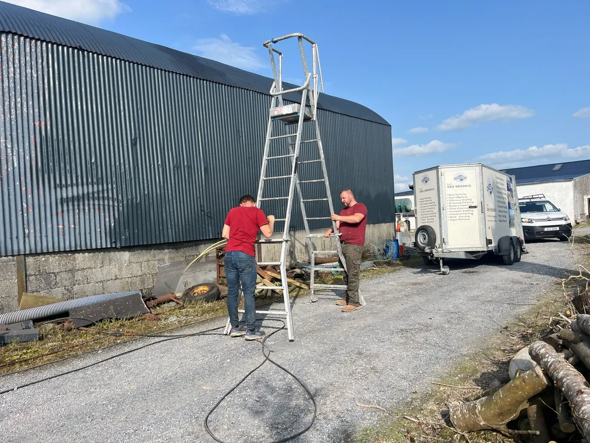 Cleaning and painting on farm, Sheds - Image 1