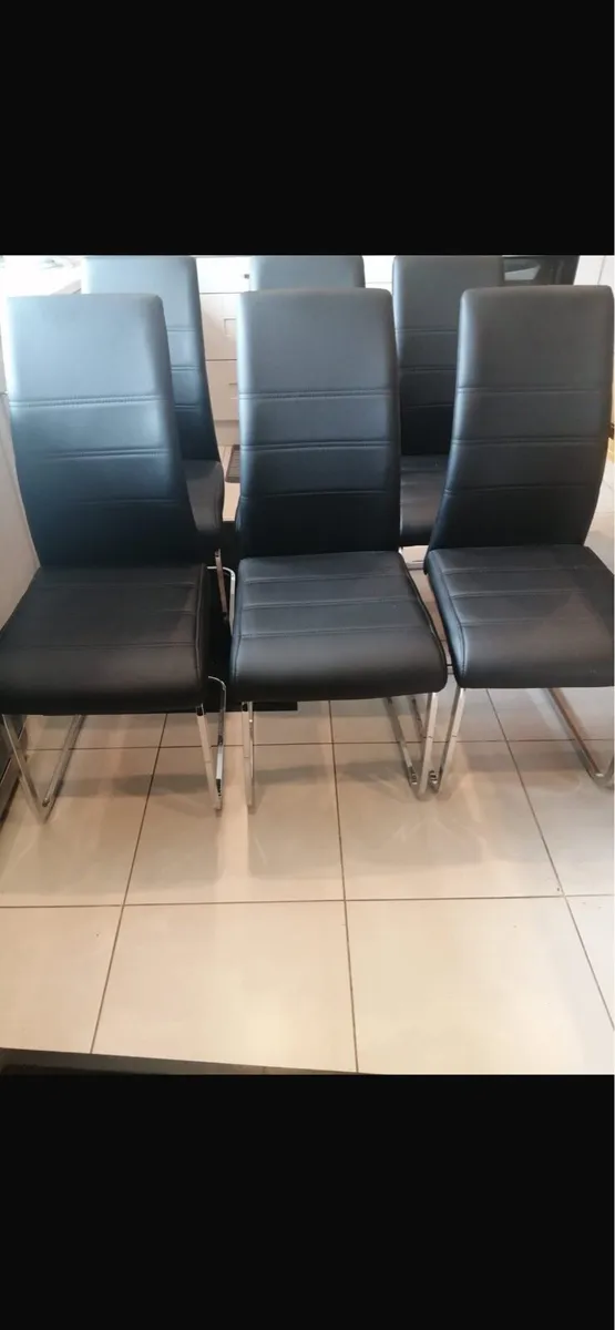 X6 leather chairs brand new - Image 2