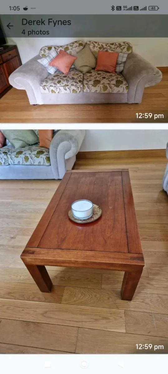 Couch sofa coffee table - Image 3