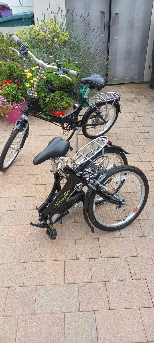 Pair of folding bicycles