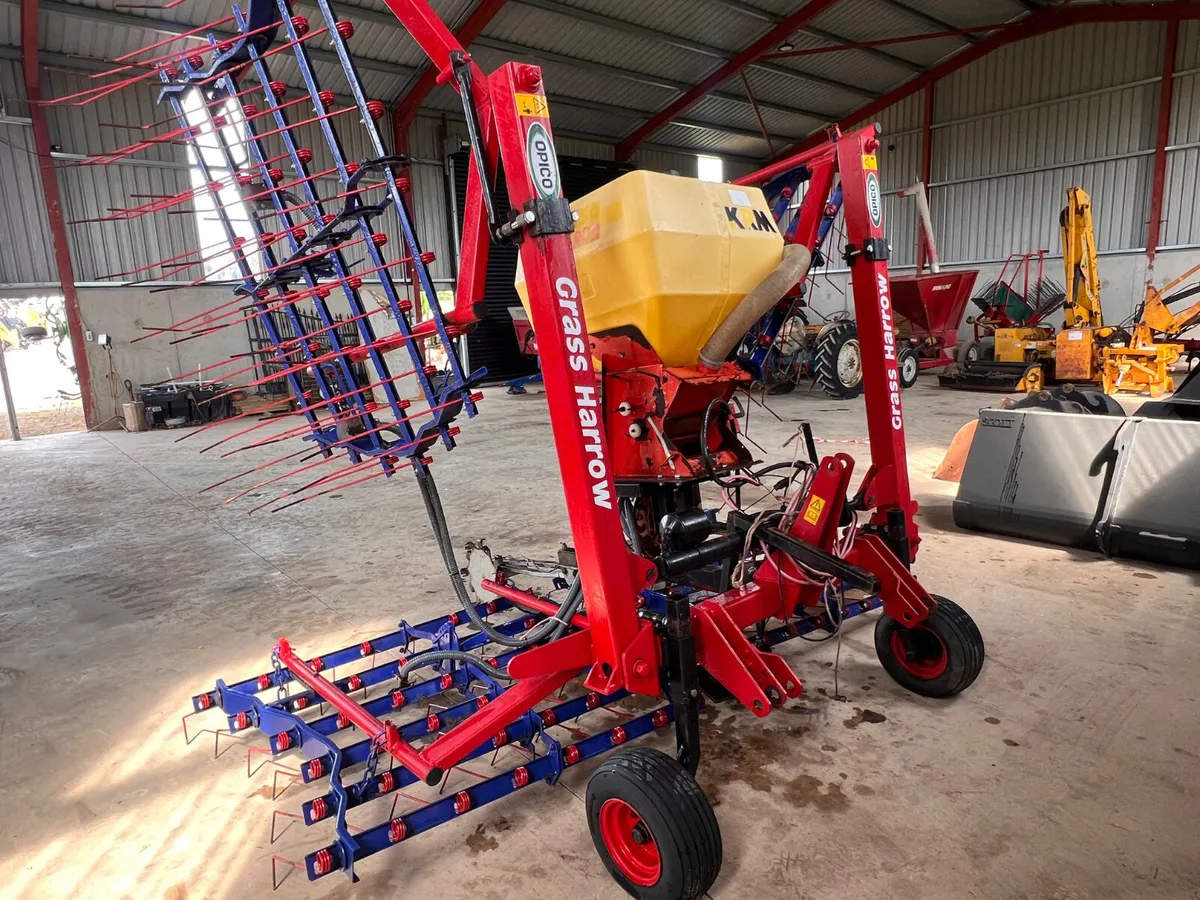 Opico Grass Harrow & KRM Seeder - Image 3
