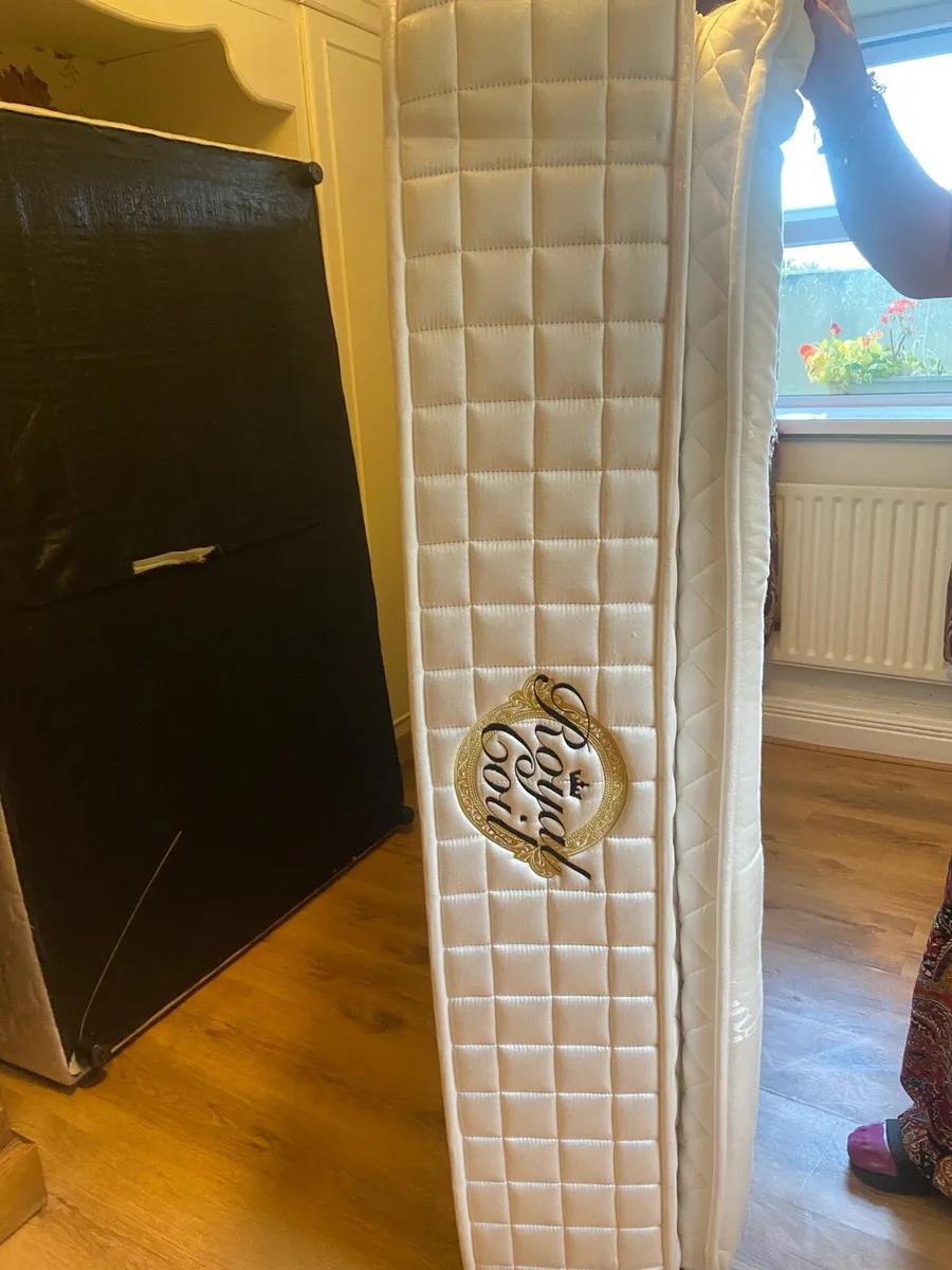 king size bed base and mattress - Image 3