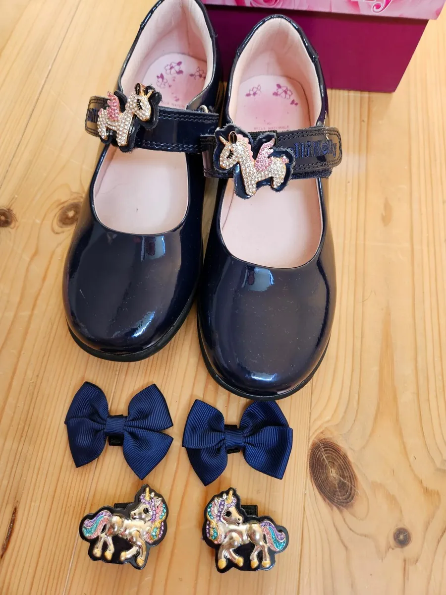 Girls Lelli Kelli Navy Shoes size 1 - Image 1