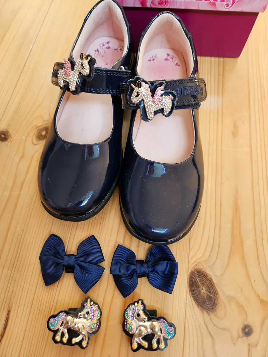 Girls Lelli Kelli Navy Shoes size 1 - Image 2