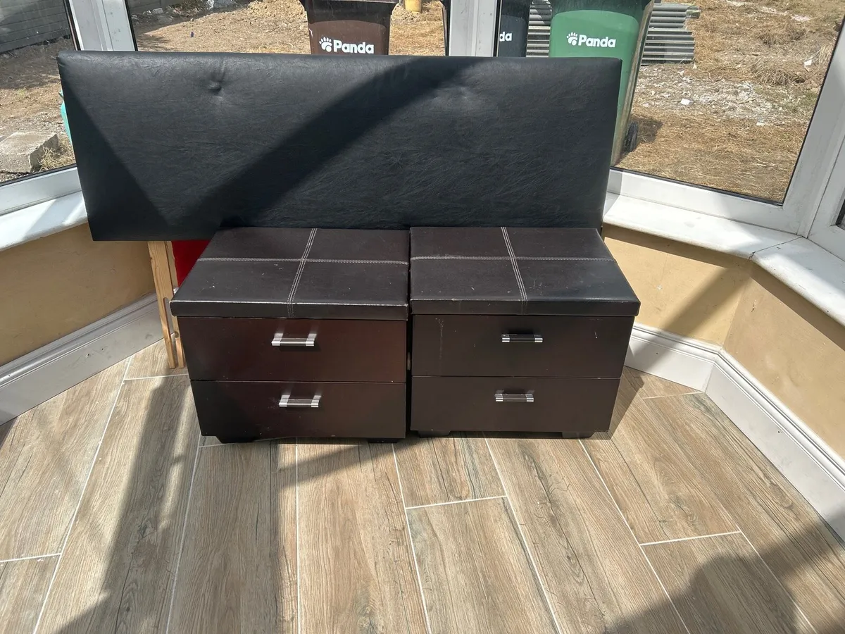 Head board and and drawers